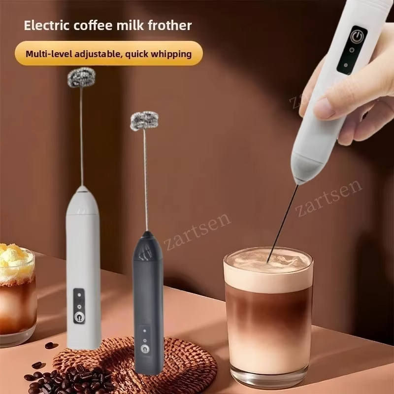 Donut Maker Mini - Handheld electric milk coffee mixer, egg