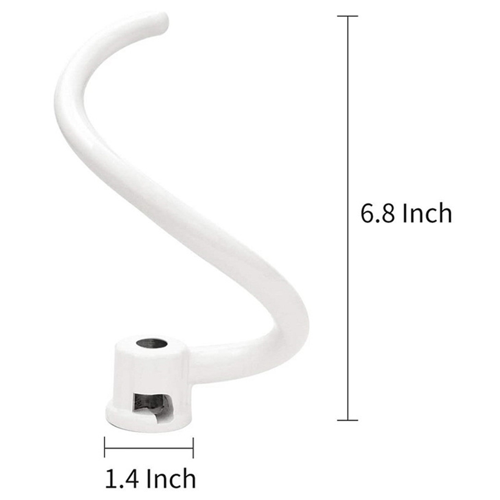 Kitchen Appliances Kitchenaid - YCOC-Spiral Coated Metal Dough Hook For