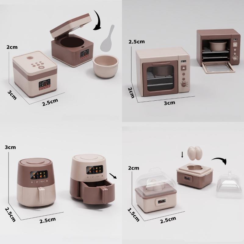 Kitchen Appliances Toys - New【1Pcs Realistic Microwave Oven Rice Cooker