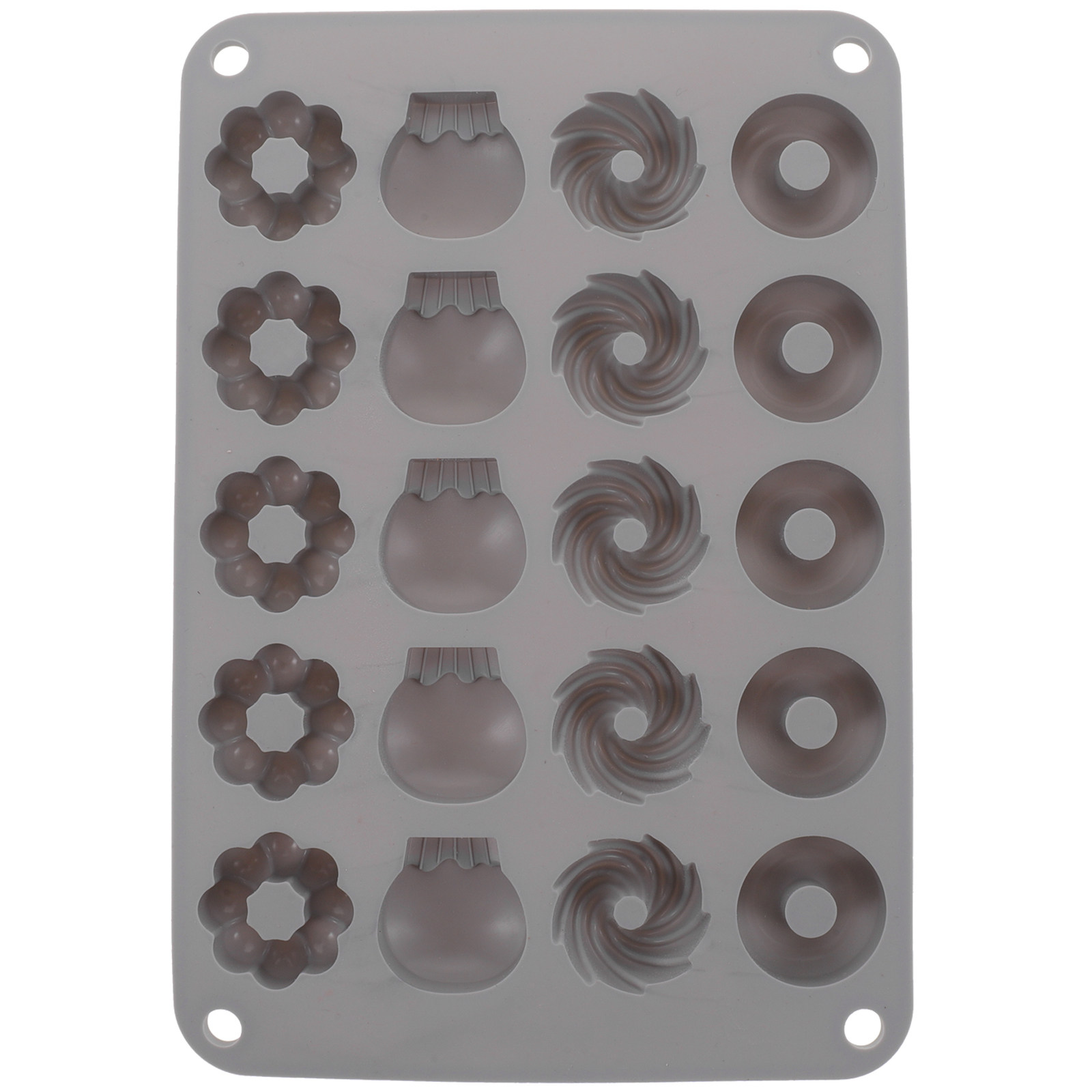 Donut Maker Mini - Mini Chocolate Donut Silicone Mold Non-Stick