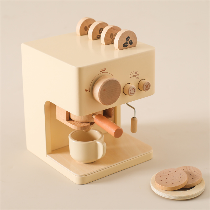 Kitchen Appliances Toys - Kids Wooden Montessori Toy Set Children