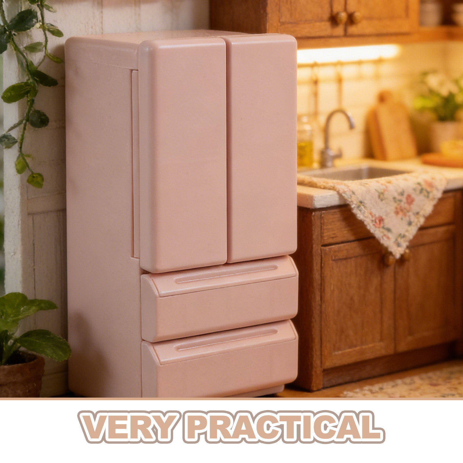Mini Dollhouse Refrigerator 12 - огляд і ціна Kitchen Appliances Kids