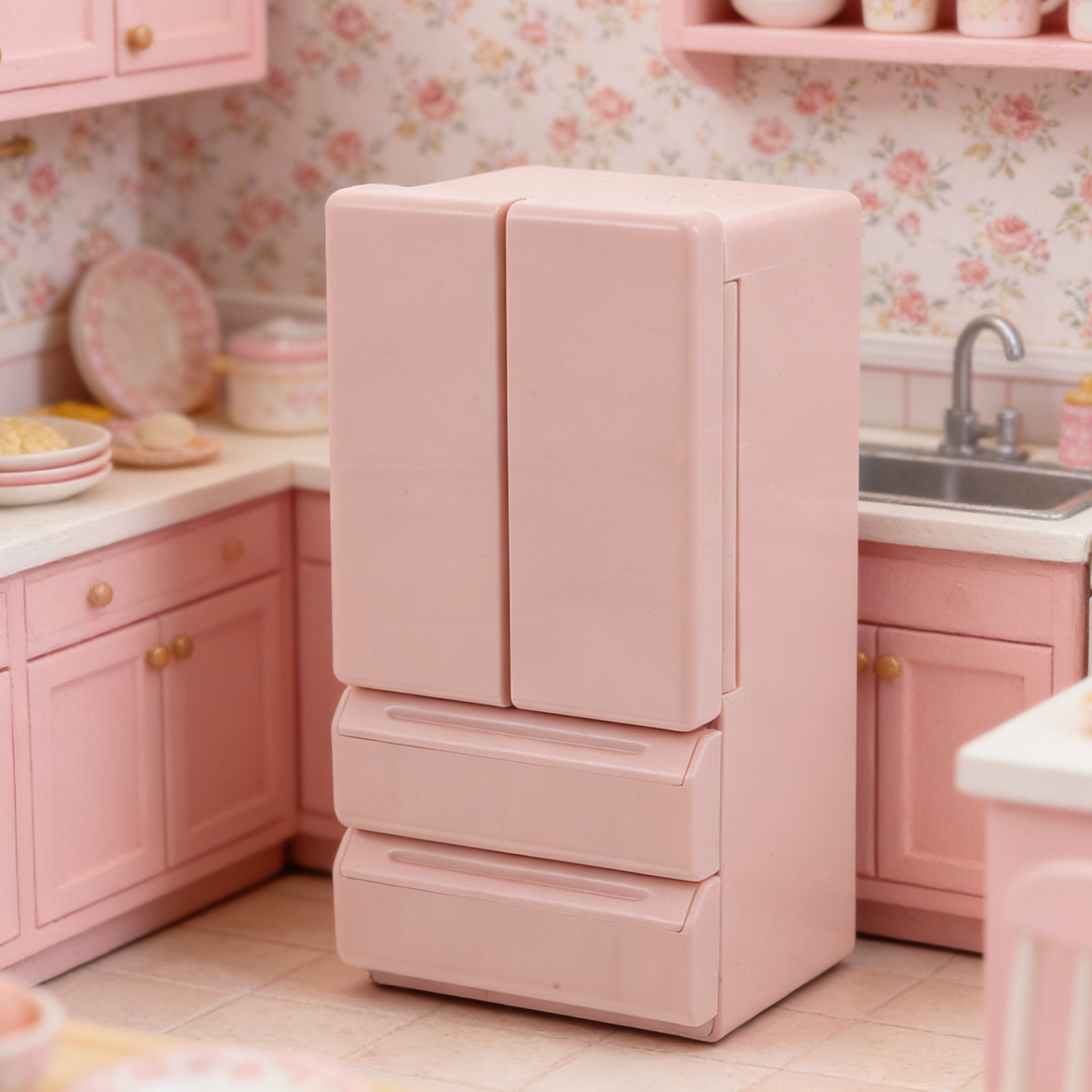 Mini Dollhouse Refrigerator 12 - огляд і ціна Kitchen Appliances Kids