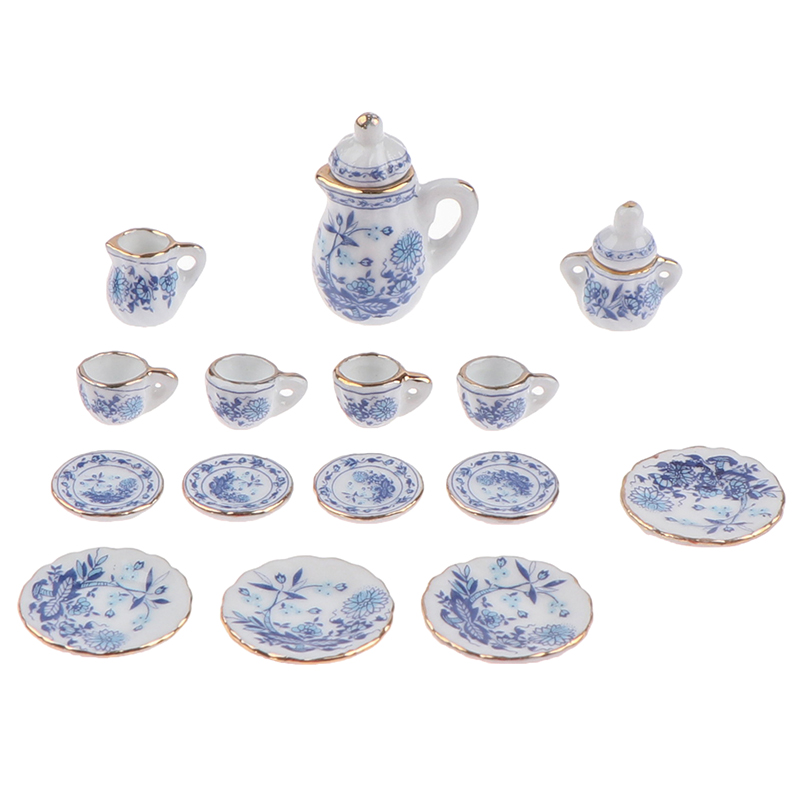 15Pcs 1:12 Miniature Porcelain - огляд і ціна Kitchen Appliances Toys