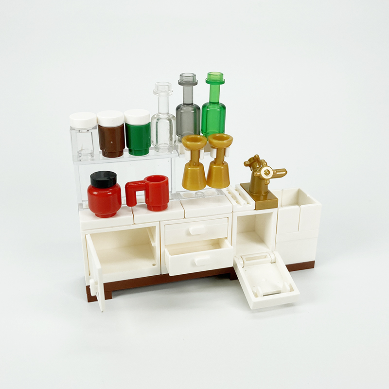 MOC block creative toys kitche - огляд і ціна Kitchen Appliances Toys