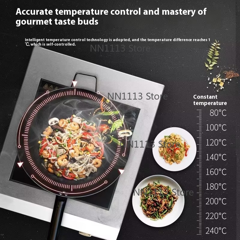 Commercial High-Power Inductio - огляд і ціна Wok Electric Flat