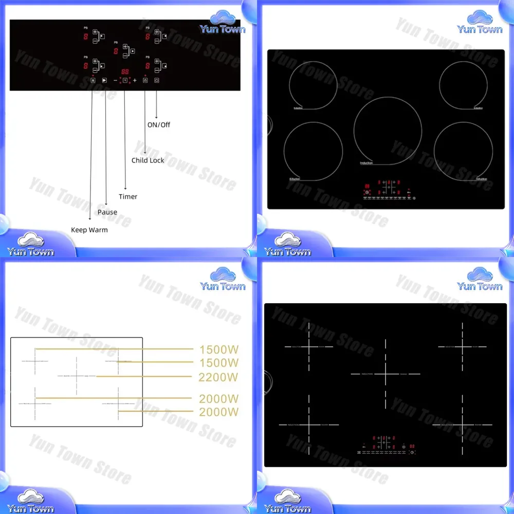 5 Burner Electric Stove for Bu - огляд і ціна Kitchen Appliances Price