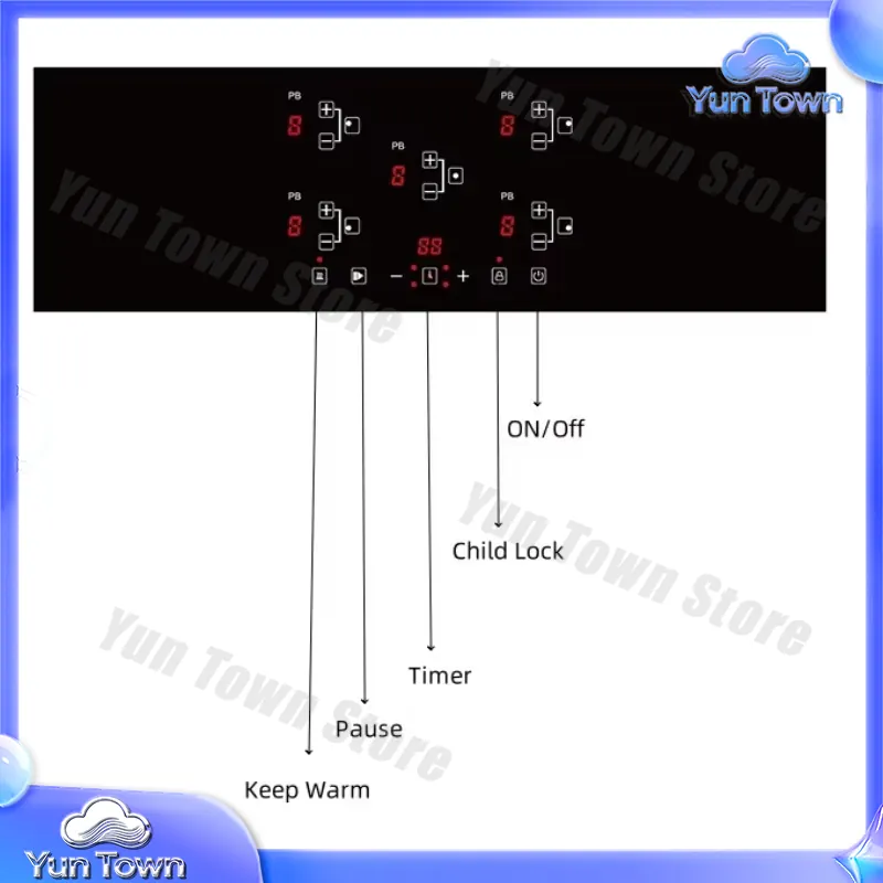 5 Burner Electric Stove for Bu - огляд і ціна Kitchen Appliances Price