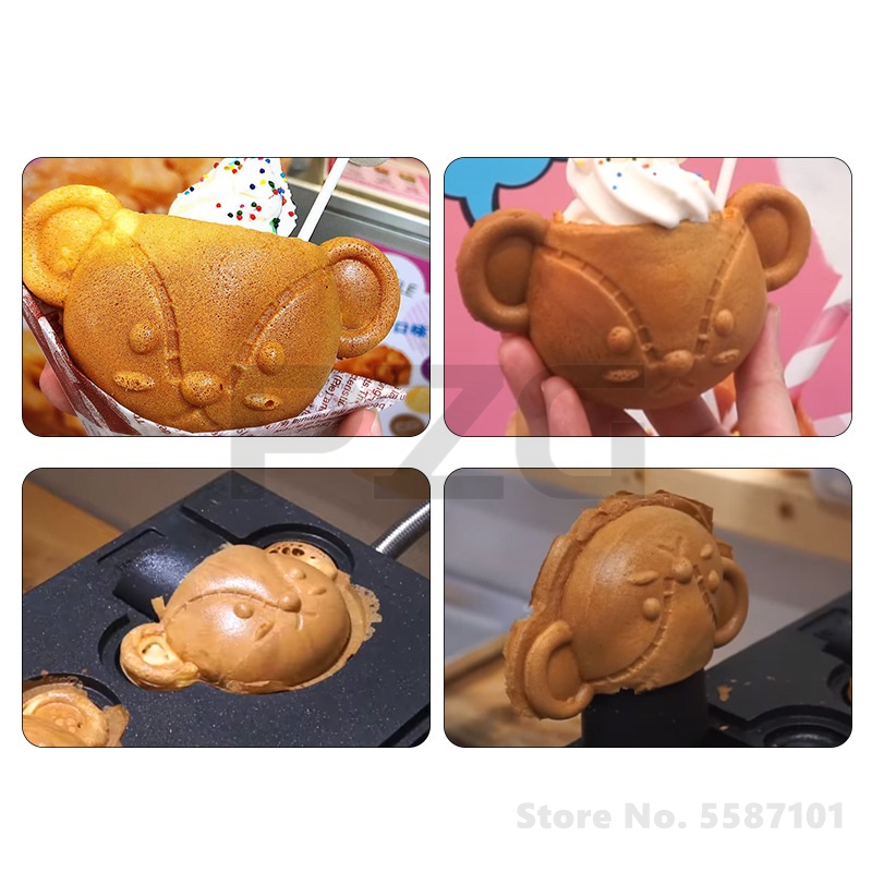2 Pcs Teddy Bear Shaped Mini W - огляд і ціна Donut Maker Mini