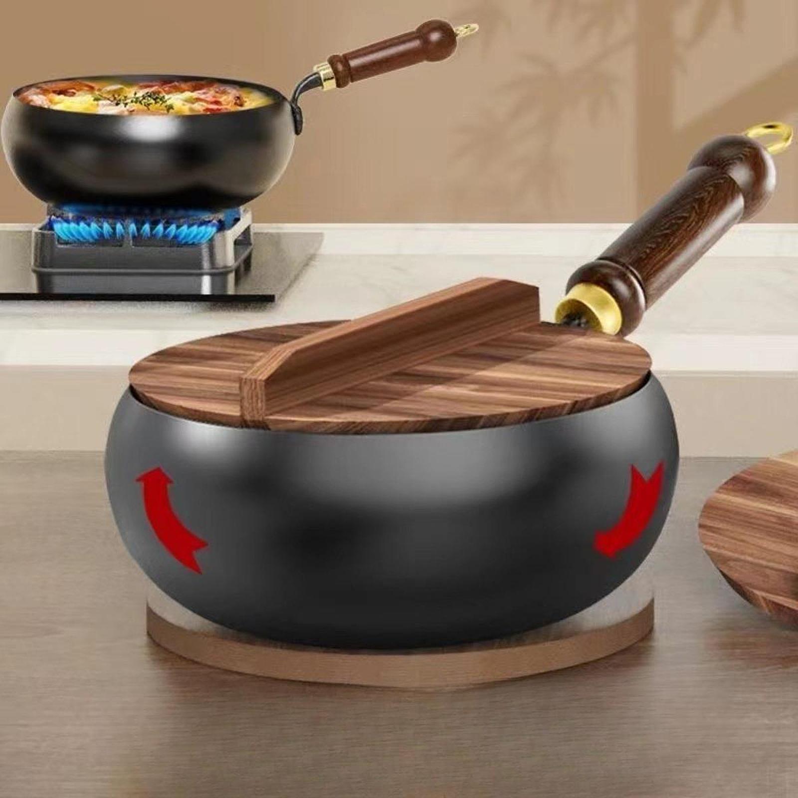 24cm Fine Iron Wok Pan  Stir F - огляд і ціна Wok Electric Flat