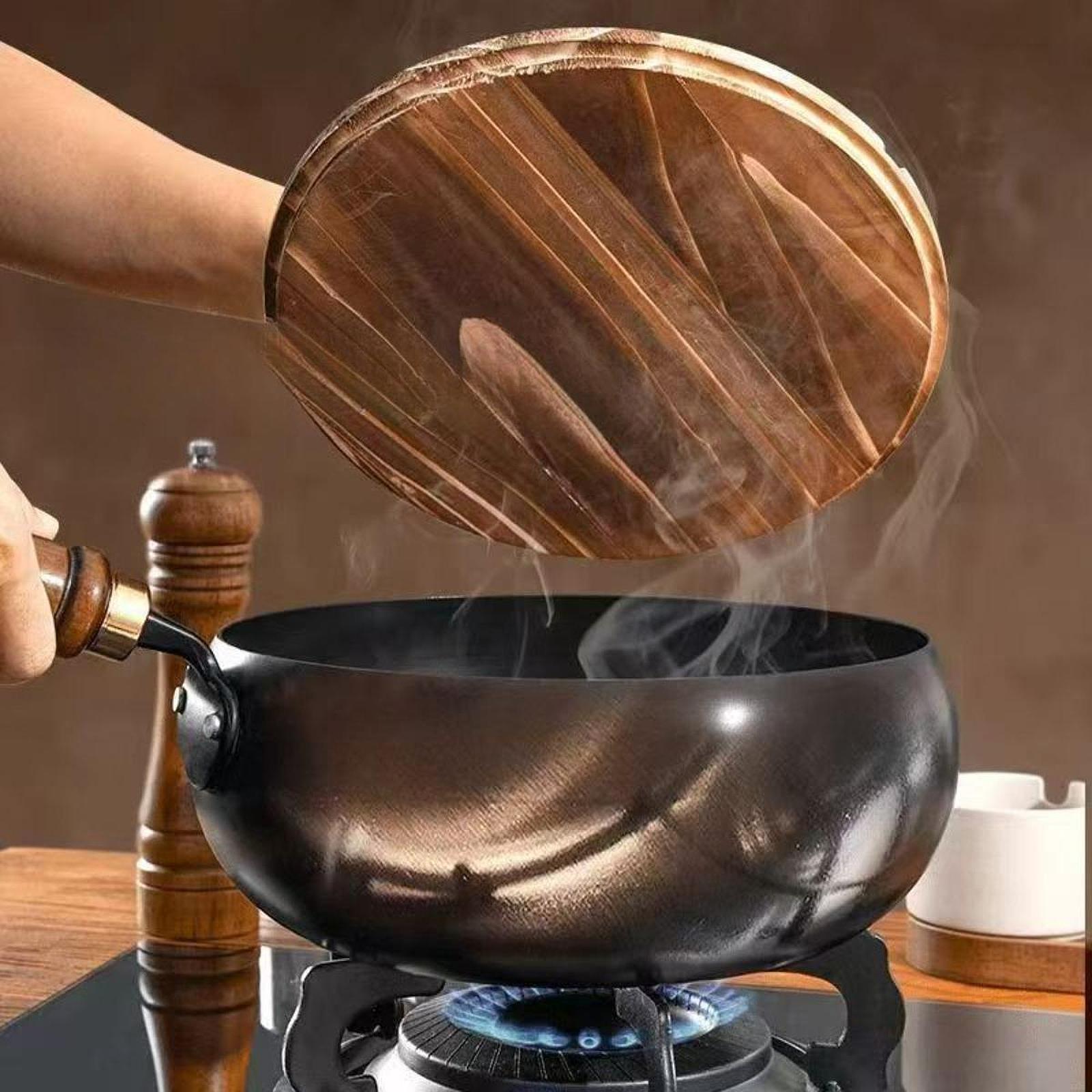 24cm Fine Iron Wok Pan  Stir F - огляд і ціна Wok Electric Flat