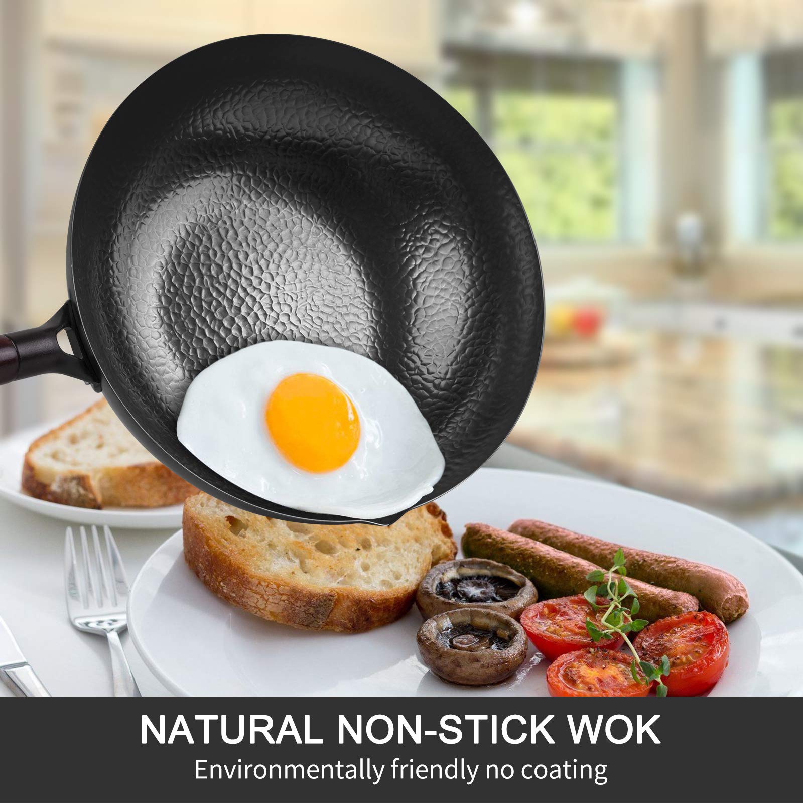 Carbon Steel Wok,Woks and Stir - огляд і ціна Wok Electric Flat