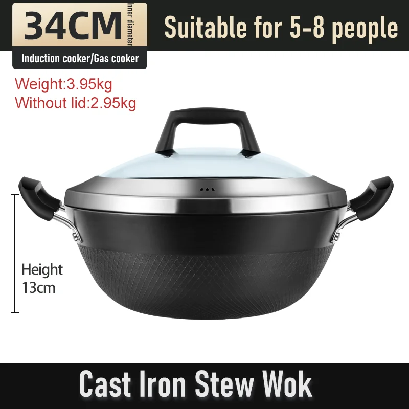 Flat bottom frying pan Stainle - огляд і ціна Wok Electric Flat