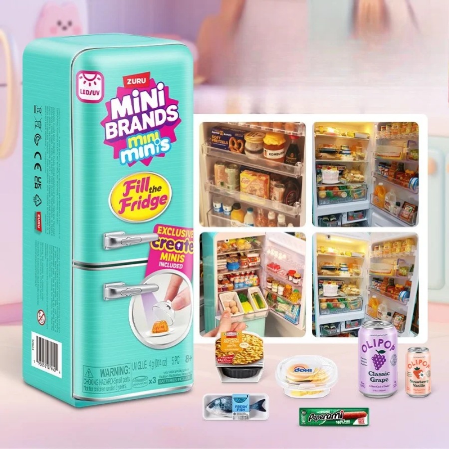 ZURU 5 Surprise Mini Fridge Ba - огляд і ціна Kitchen Appliances Toys