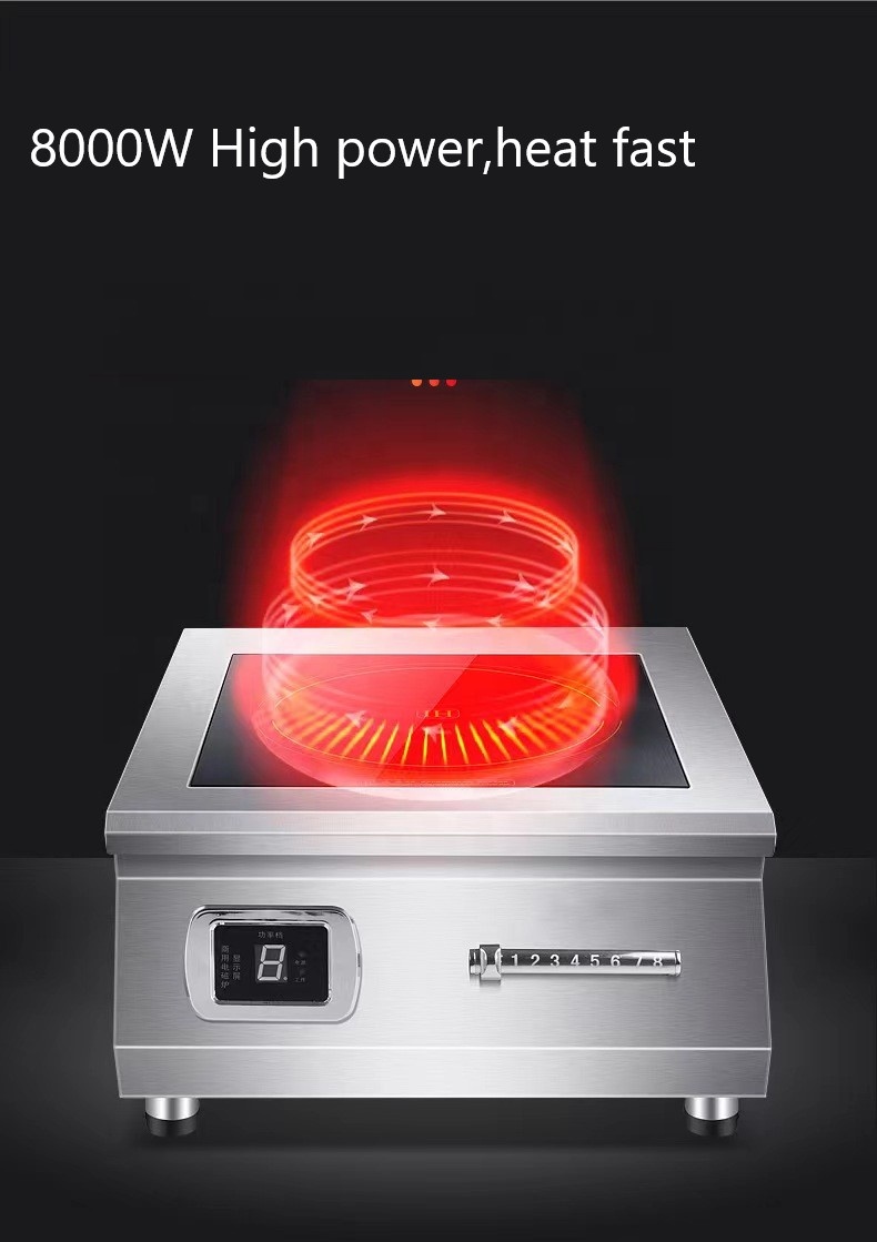 High Power 5kw Cooking Wok Bur - огляд і ціна Wok Electric Flat